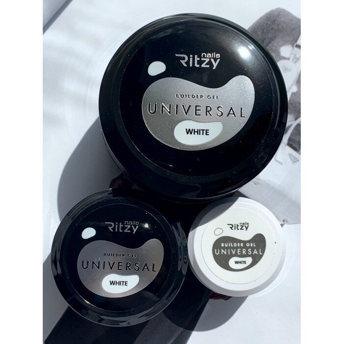 UNIVERSAL WHITE Builder Gel 5ml – Bild 2