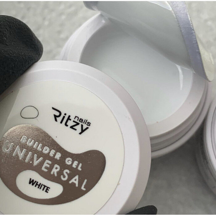UNIVERSAL WHITE Builder Gel 5ml – Bild 3